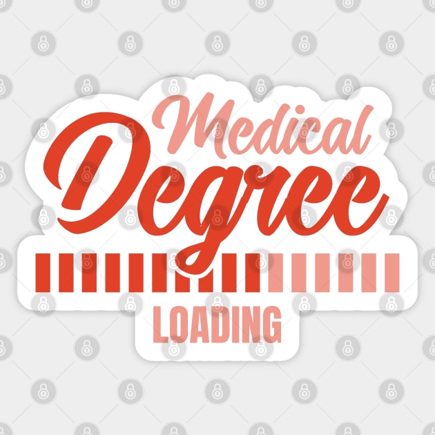 Medical Degree Loading Medicine Graduation Sticker by voidea